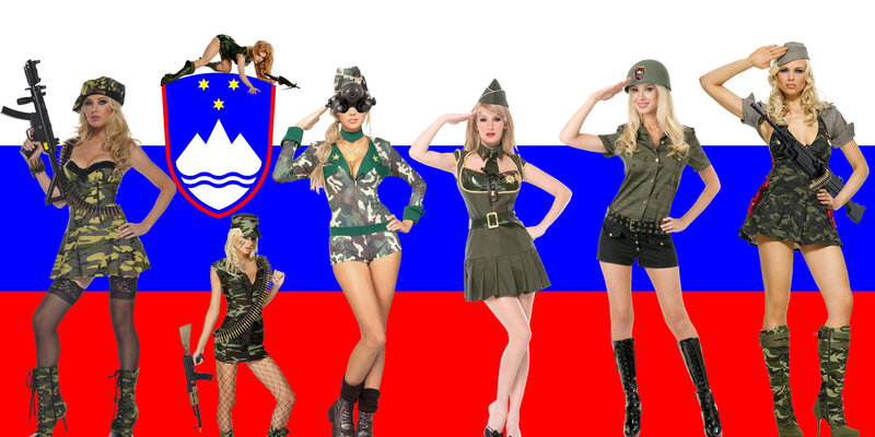 Women in Military Costumes