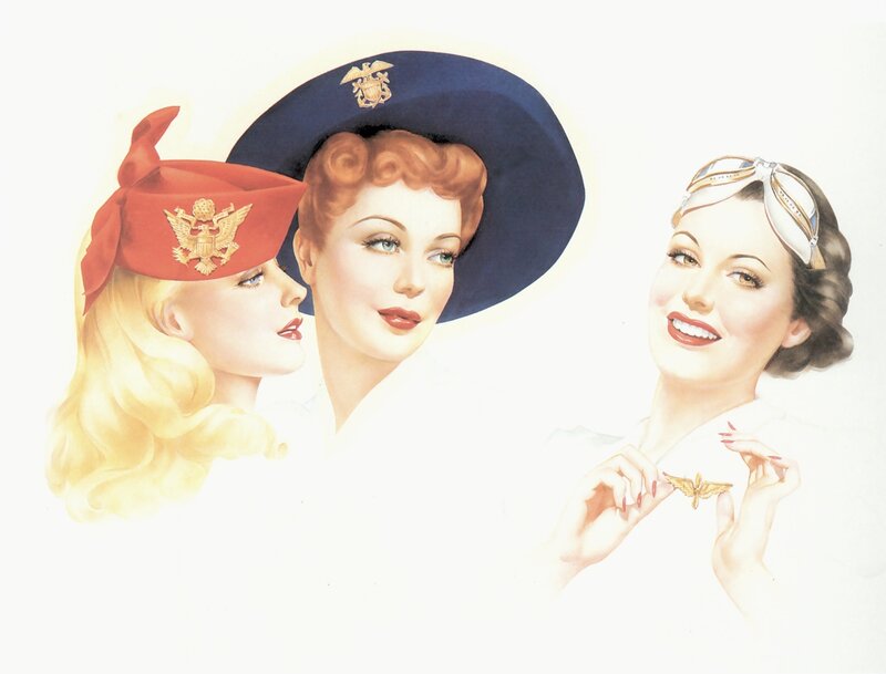 Women in military uniforms