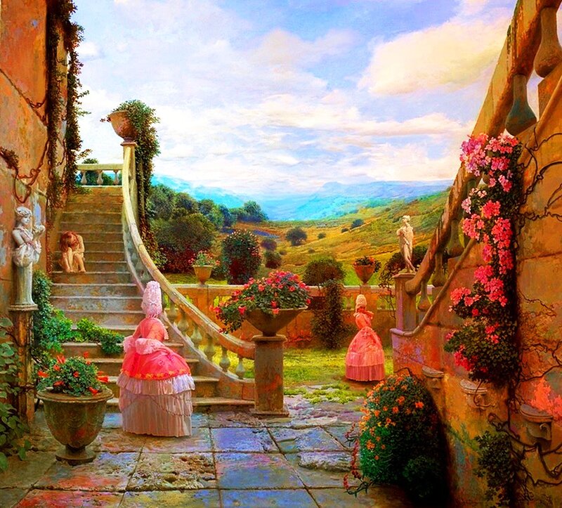 Women in Pink Dresses — Serene