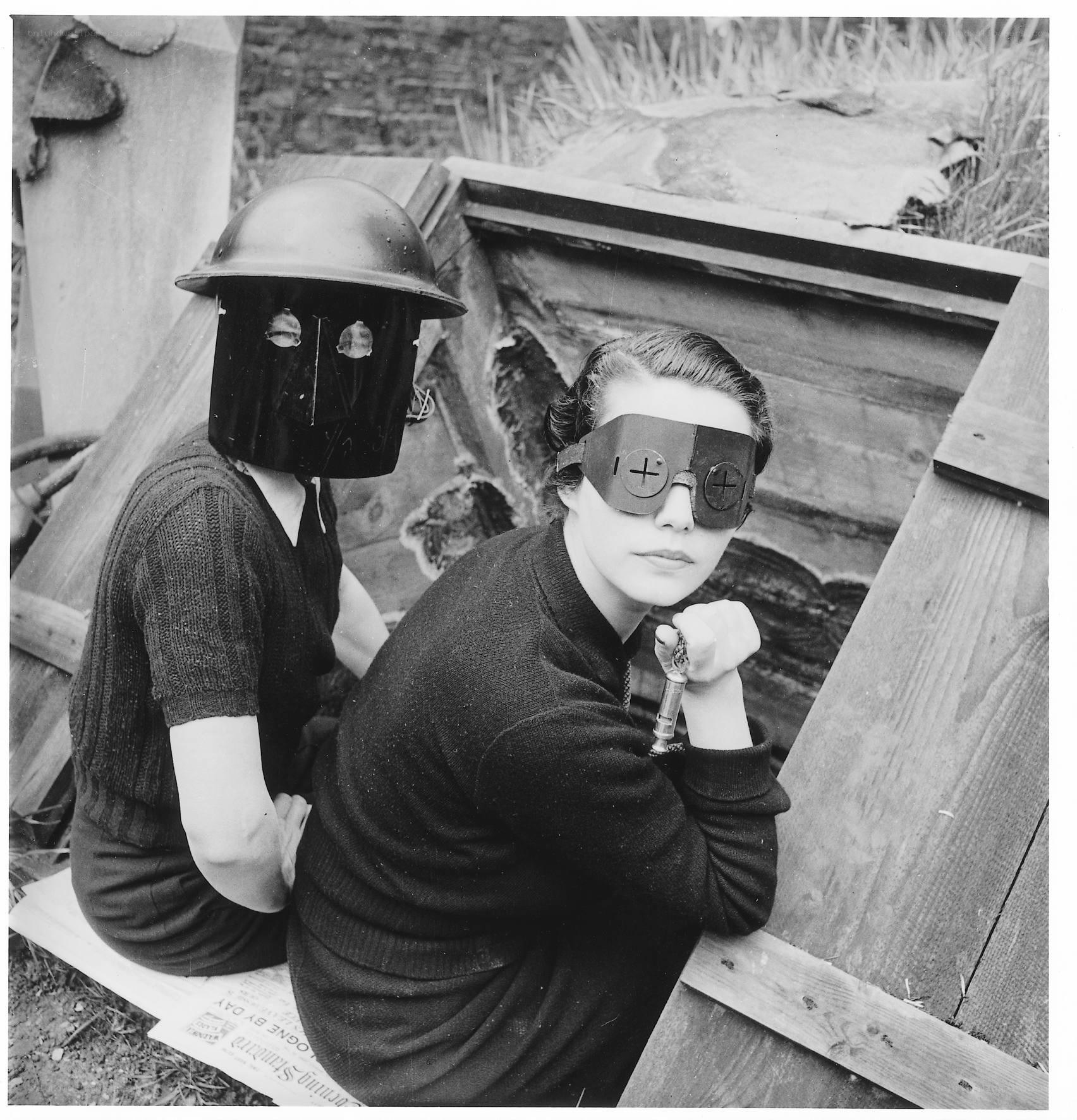 Women in protective gear