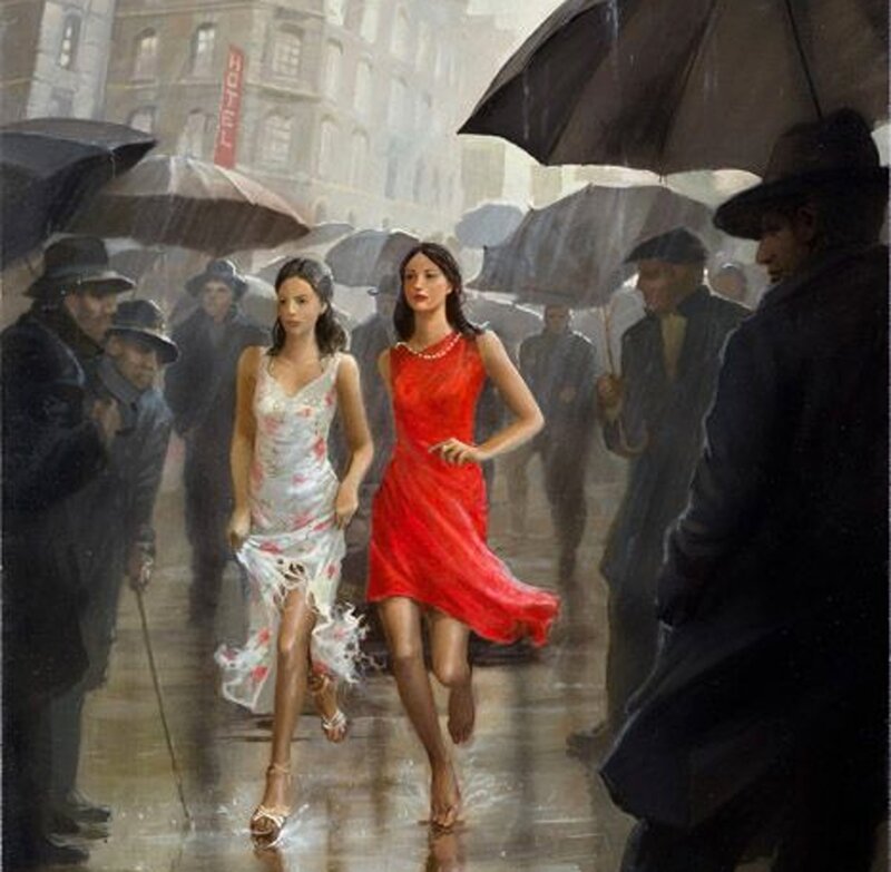Women in Rain