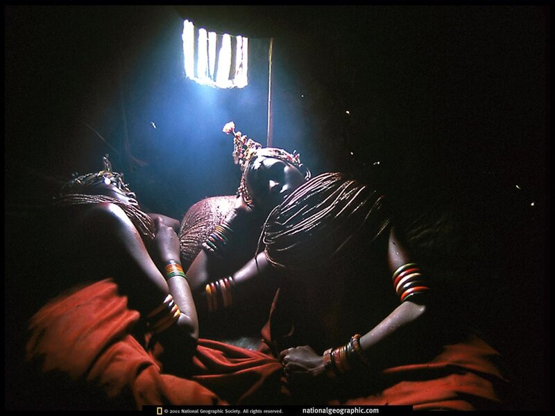 Women in traditional attire