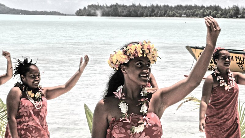 Women in Traditional Attire — Pink