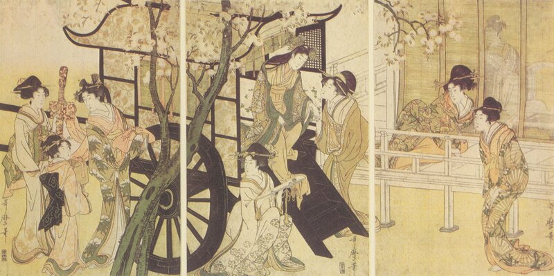 Women in Traditional Japanese Clothing