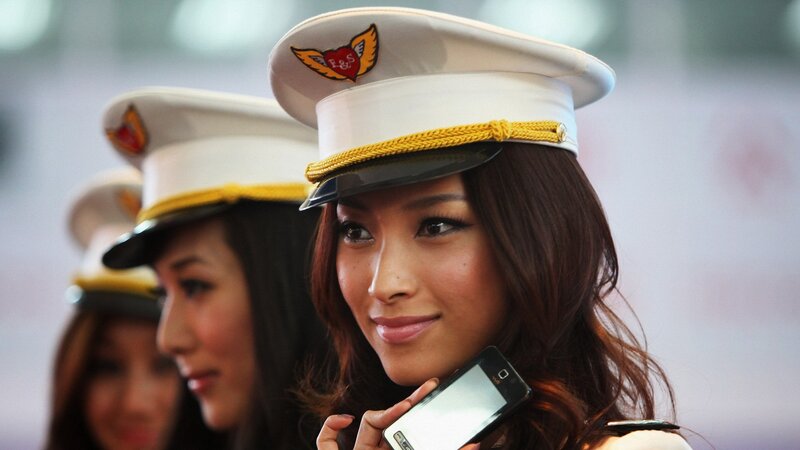 Women in uniform at event