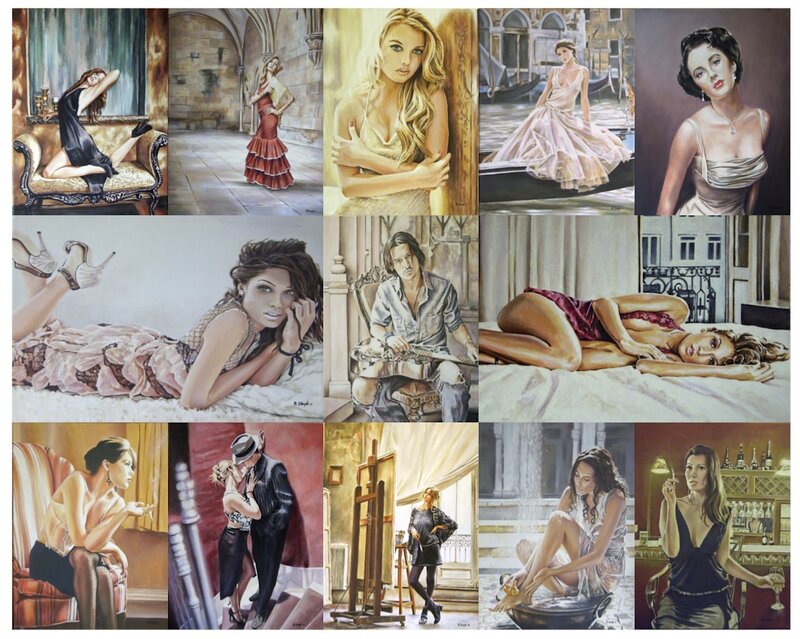 Women in Various Poses