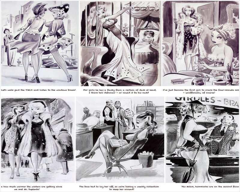 Women in Vintage Comic Panels