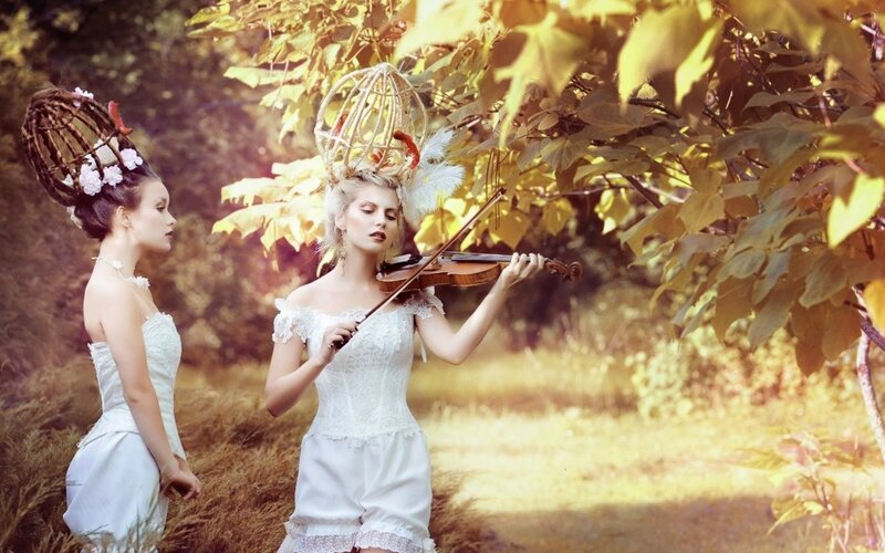 Women in White Dresses — Dreamy