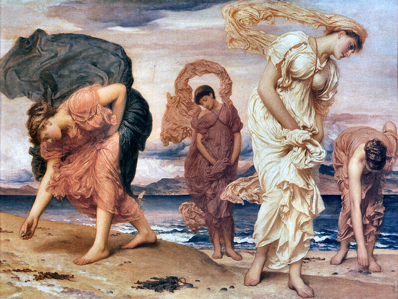 Women on a Beach — Beige