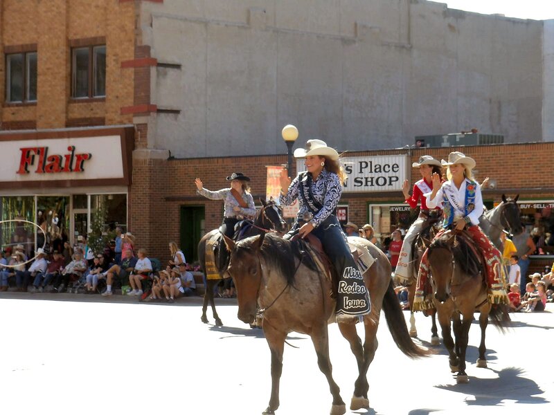Women on Horseback in Parade