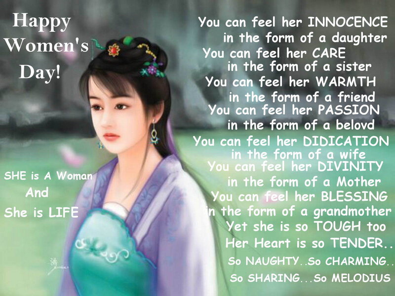 Women's Day tribute art