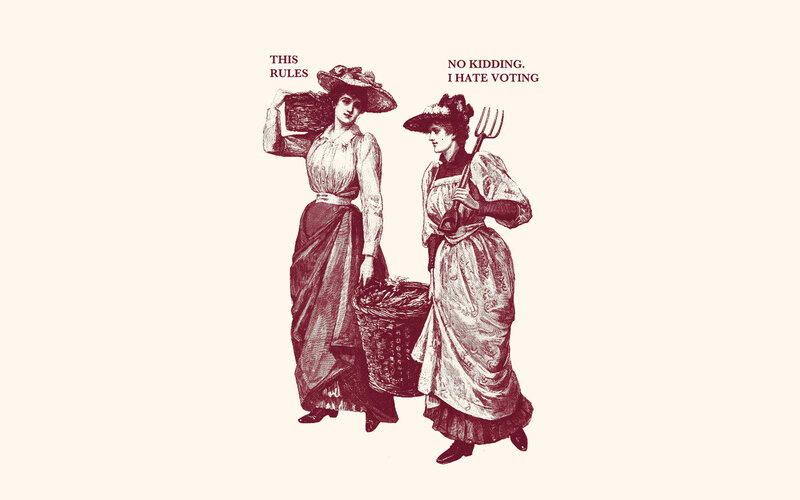 Women's suffrage illustration
