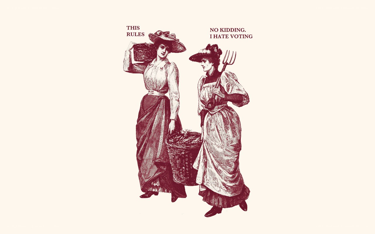 Women's suffrage illustration