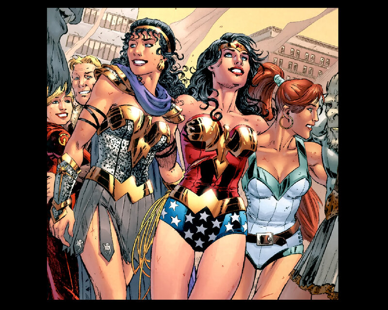 Women Superheroes in Costume