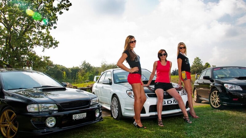 Women with performance cars
