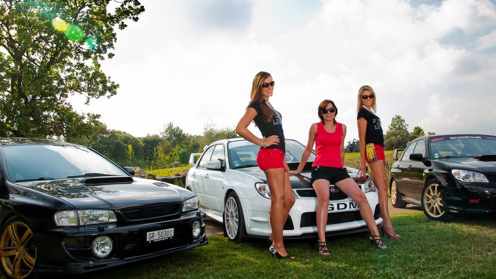 Women with performance cars