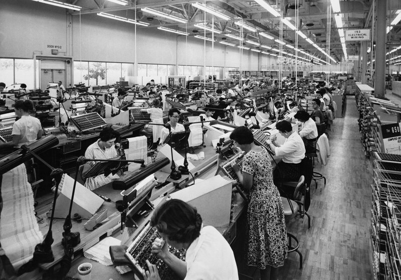 Women working in a factory