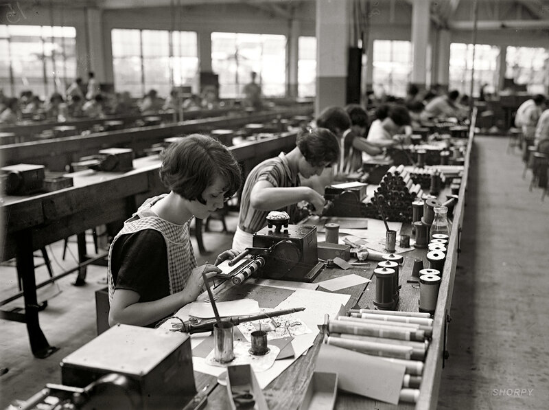 Women working in a factory