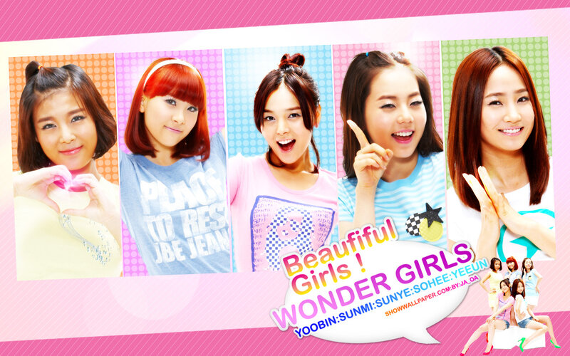 Wonder Girls promotional collage