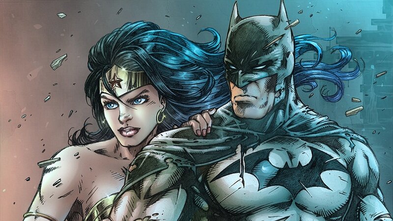 Wonder Woman and Batman in action