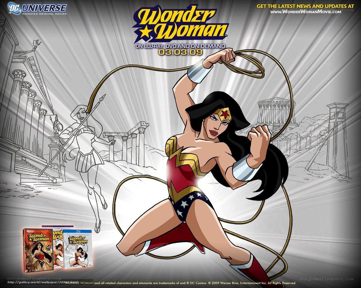 Wonder Woman animated movie poster