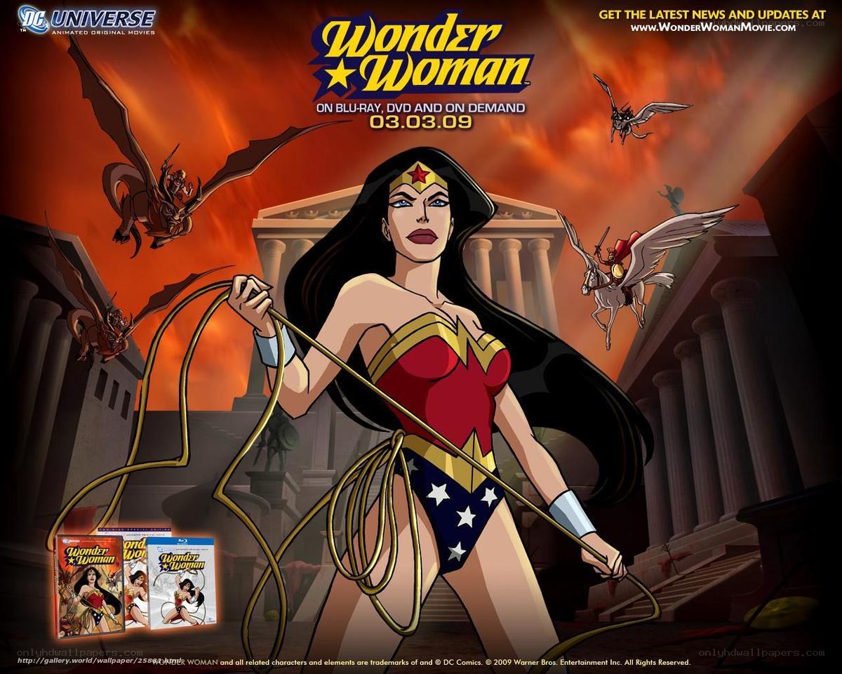Wonder Woman animated movie poster