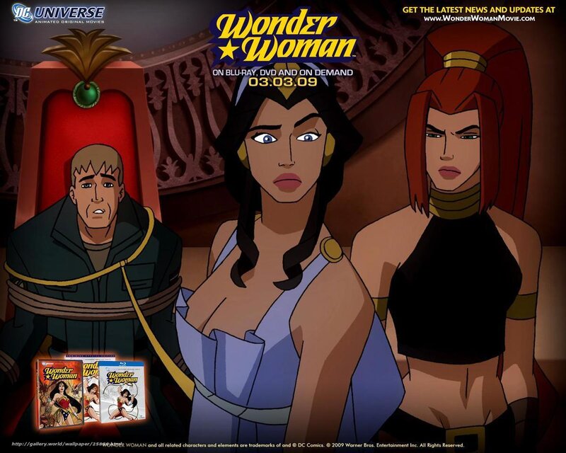 Wonder Woman animated movie scene