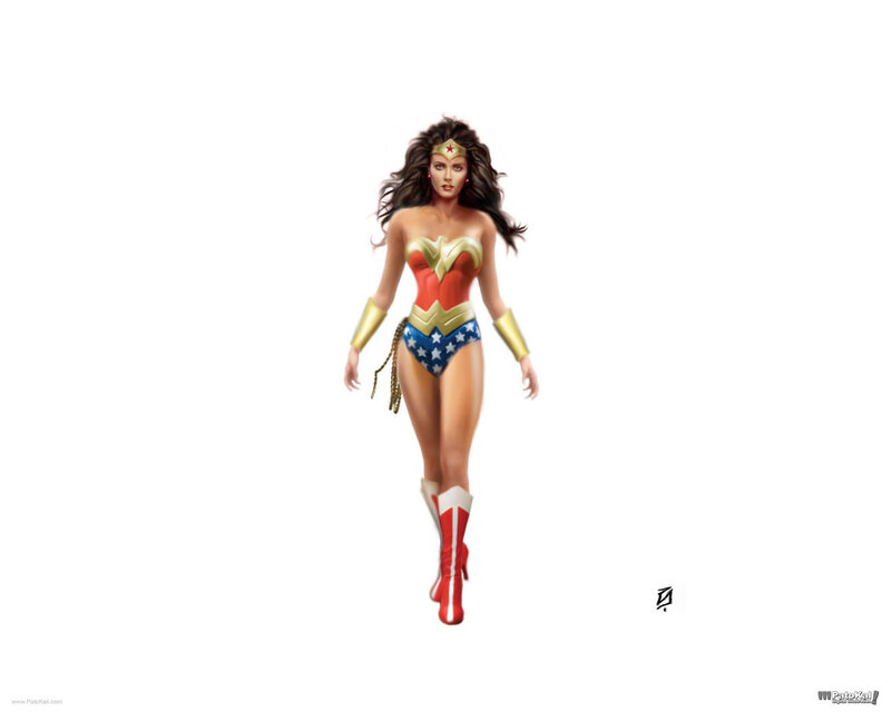 Wonder Woman character art