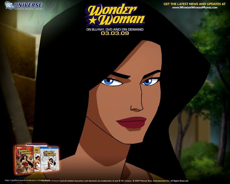 Wonder Woman Character — Black, Dramatic