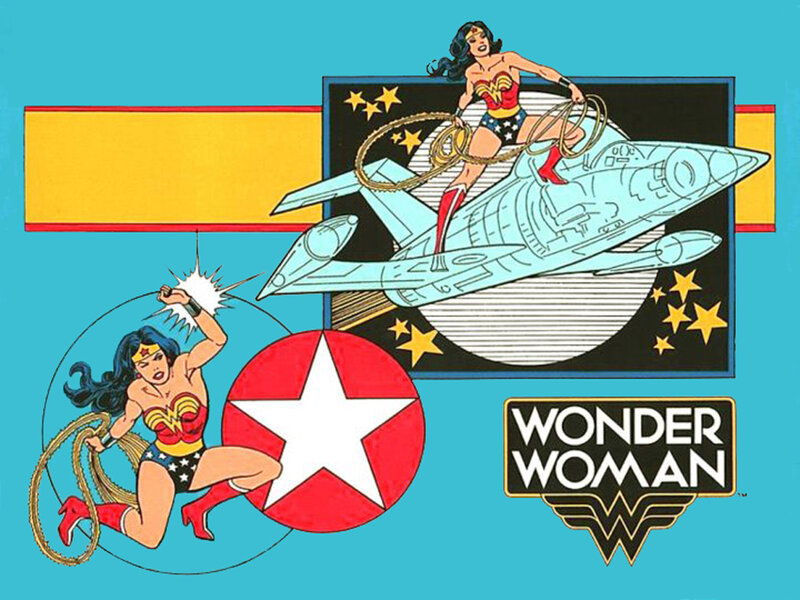 Wonder Woman Character — Blue, Heroic, Comic