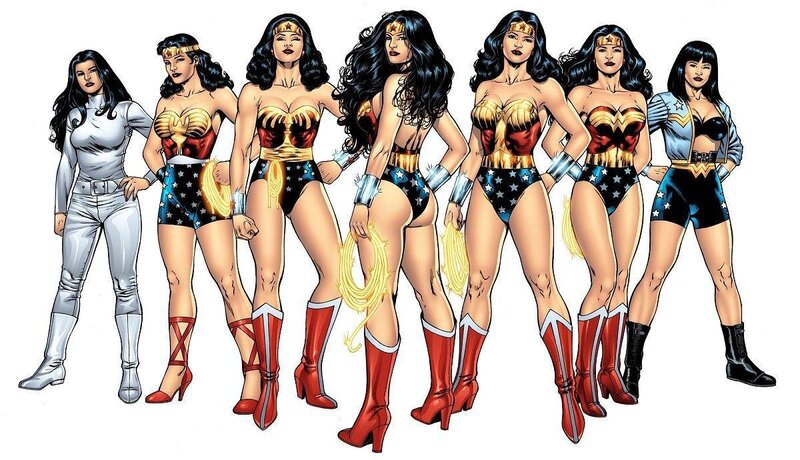 Wonder Woman character designs