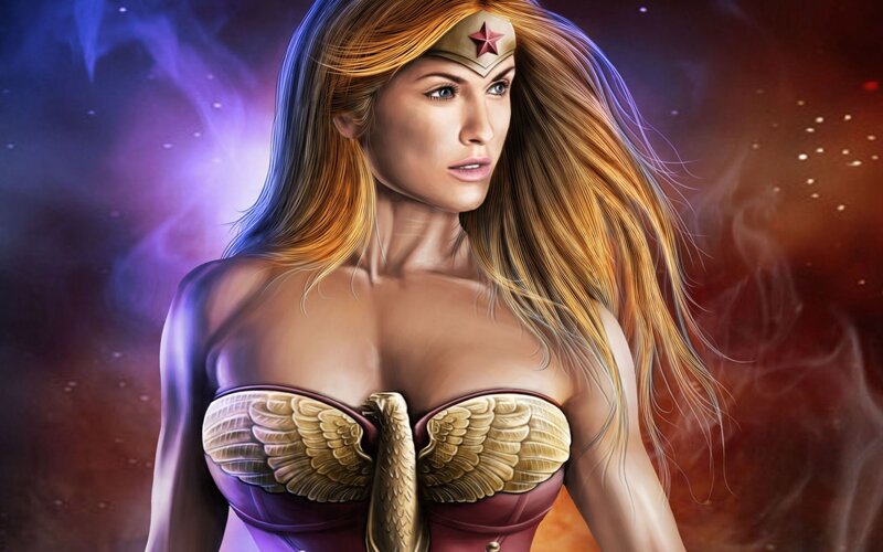 Wonder Woman Character — Purple