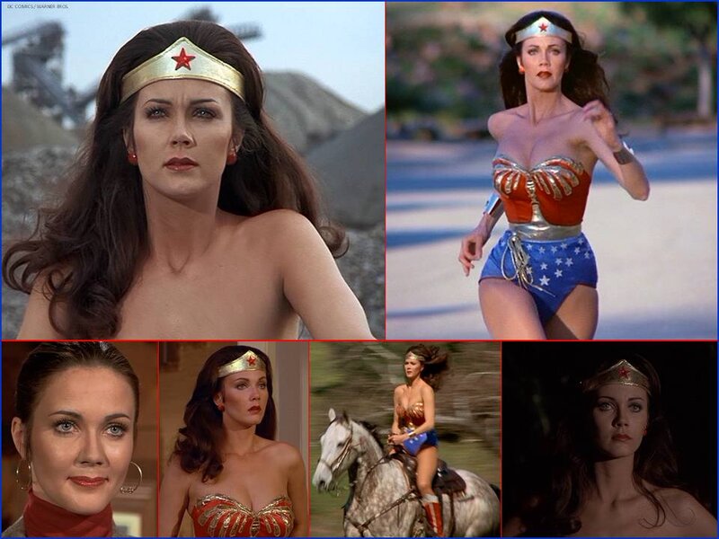 Wonder Woman Character — Red, Dramatic, Afternoon