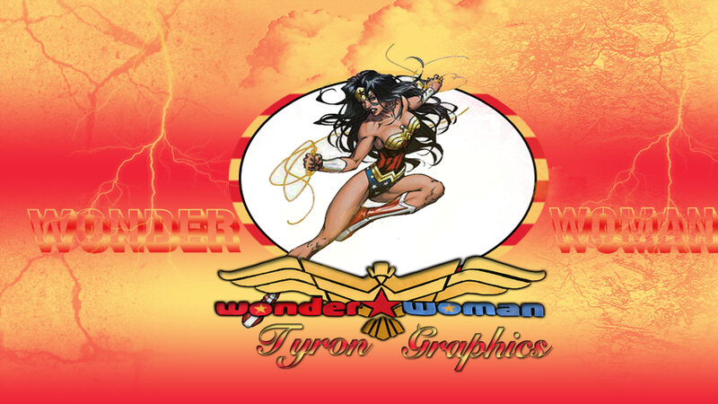 Wonder Woman Character — Red, Dramatic, Comic, Lightning