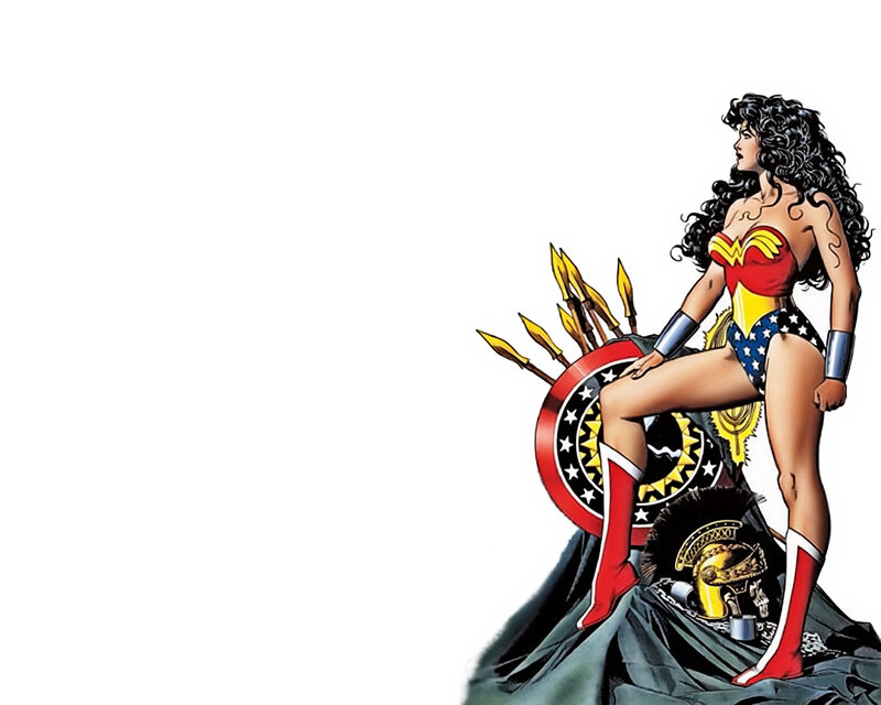 Wonder Woman Character — Red, Heroic, Comic