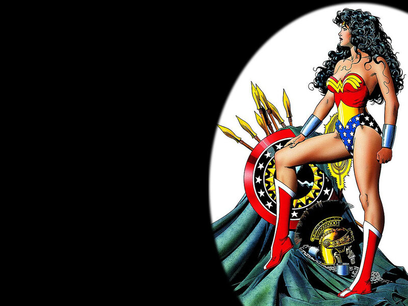 Wonder Woman Character — Red, Heroic