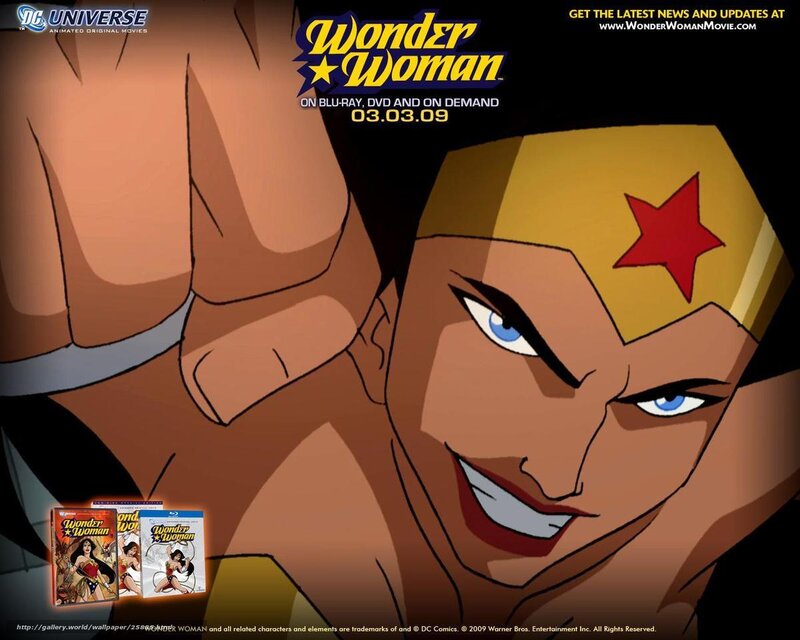 Wonder Woman Character — Yellow, Dramatic, Anime