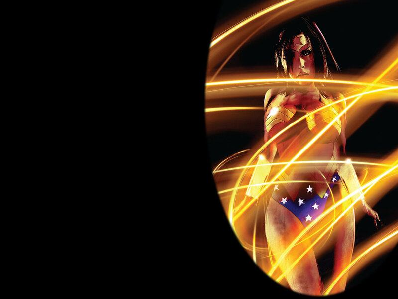Wonder Woman Character — Yellow, Dramatic