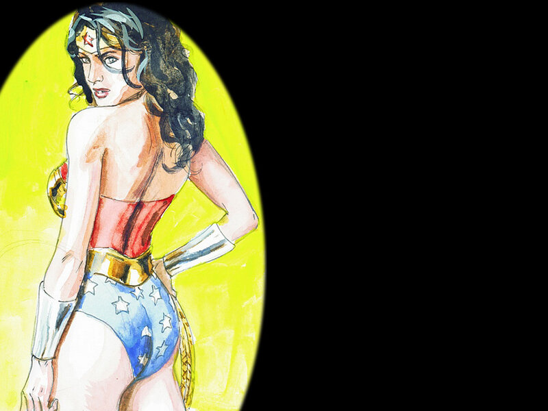 Wonder Woman Character — Yellow
