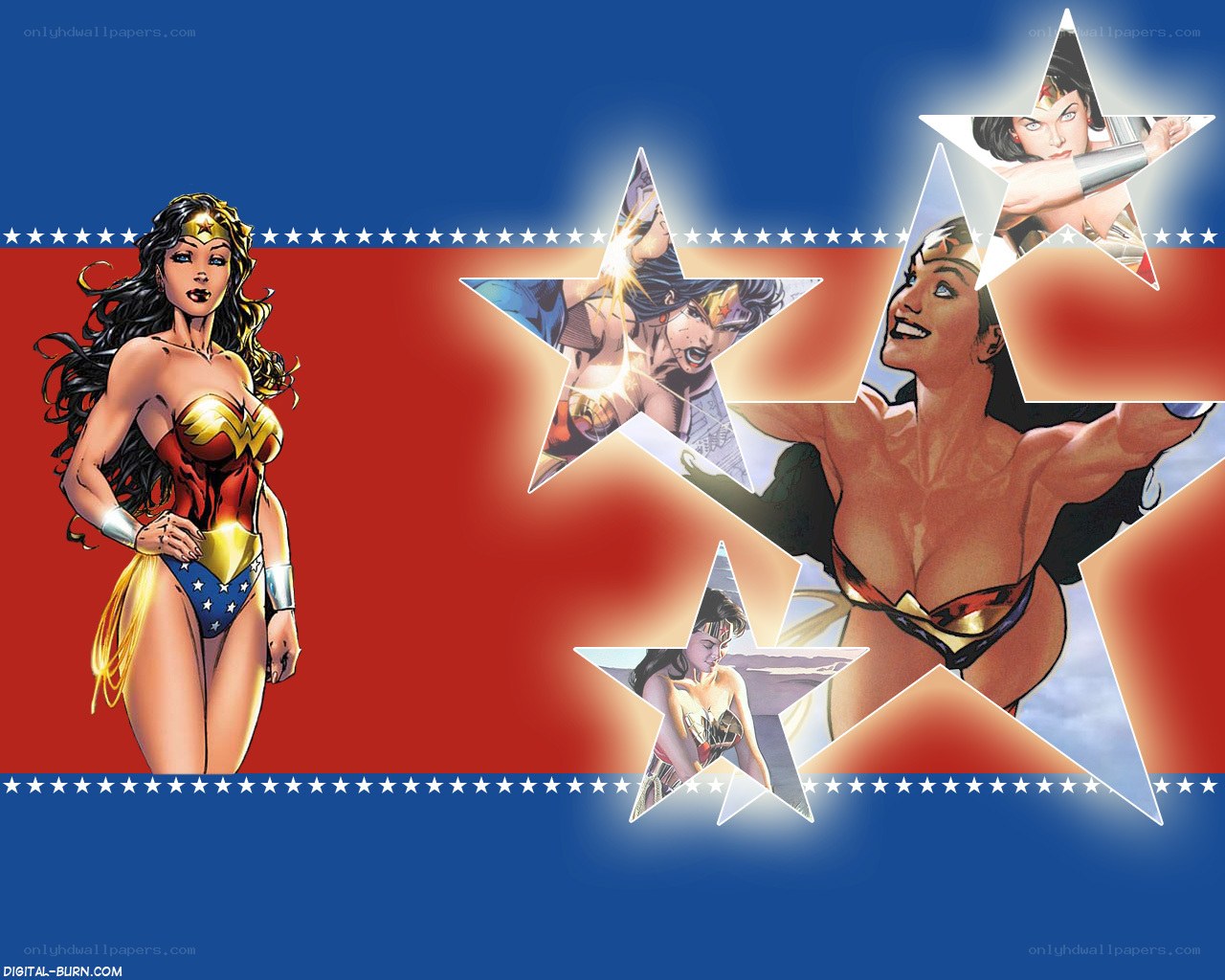 Wonder Woman collage artwork