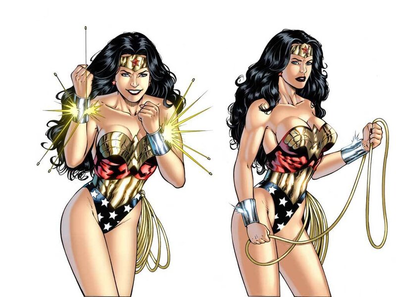 Wonder Woman comic art