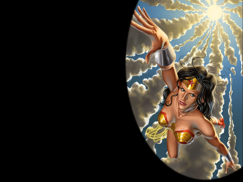 Wonder Woman Flying
