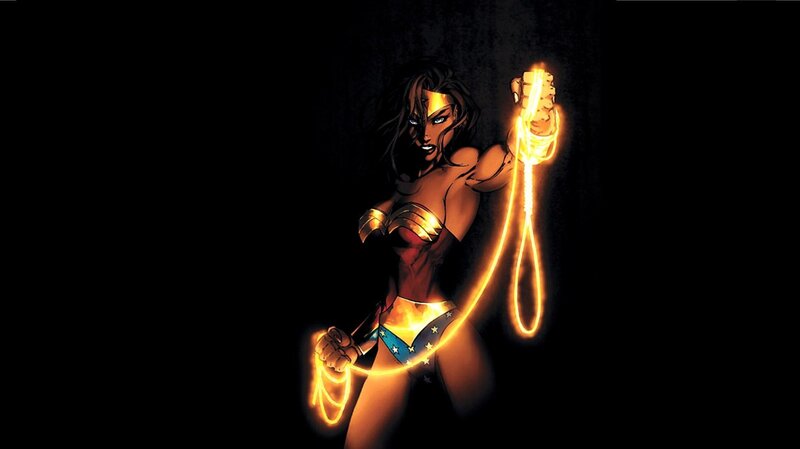 Wonder Woman Holding Lasso