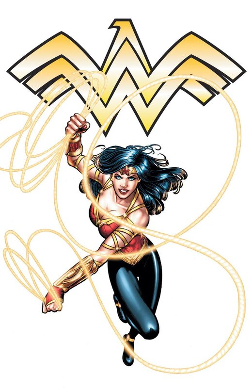 Wonder Woman in action