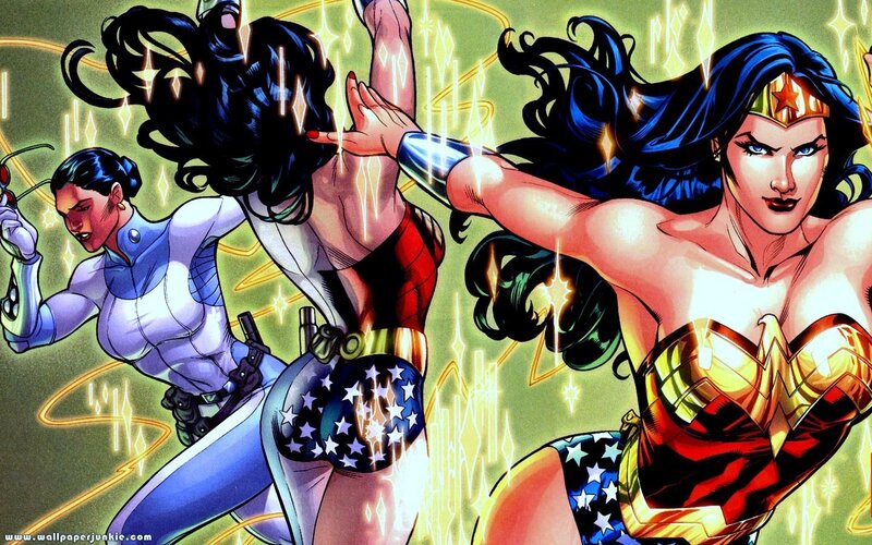 Wonder Woman in action