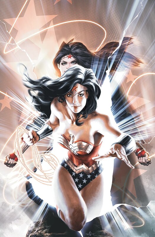 Wonder Woman in action