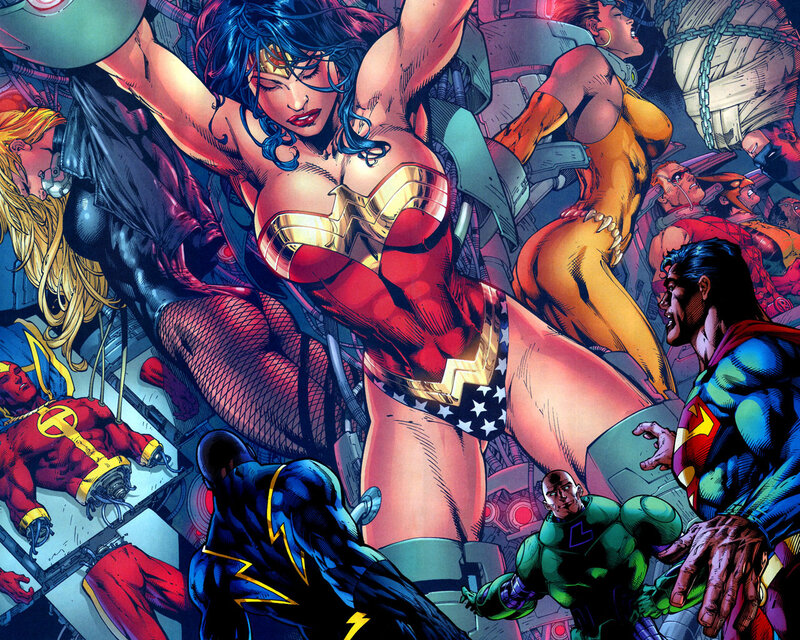Wonder Woman in action