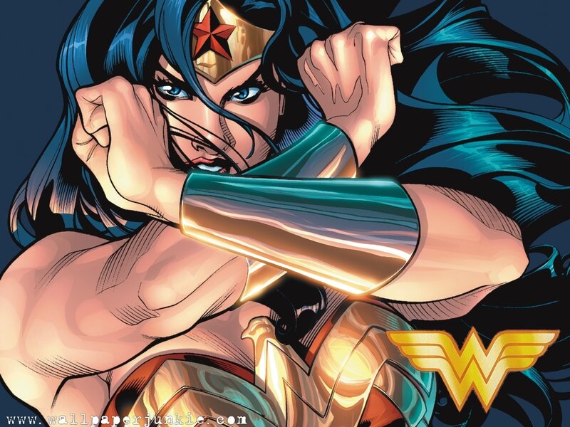 Wonder Woman in action