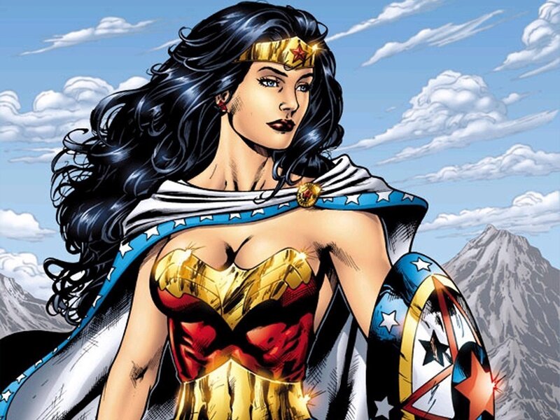 Wonder Woman in action