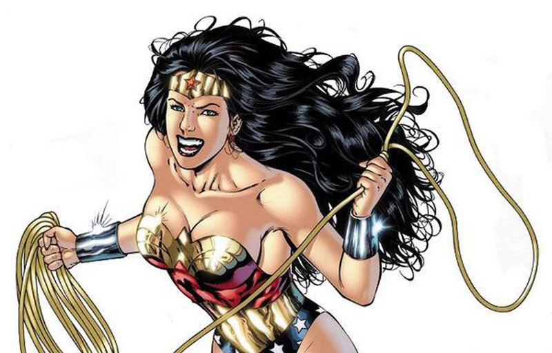 Wonder Woman in action